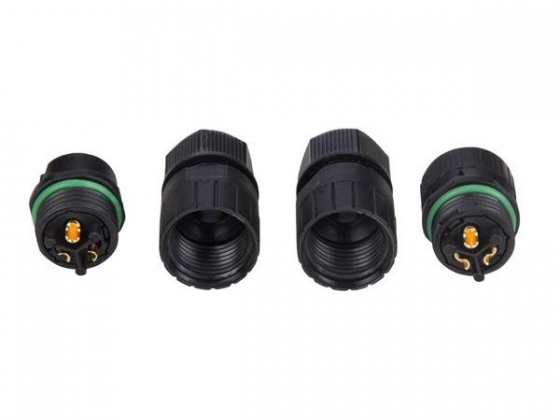 3P CONNECTOR VOOR KABEL - WATERBESTENDIG IP67 - 13A 230V (1 set)