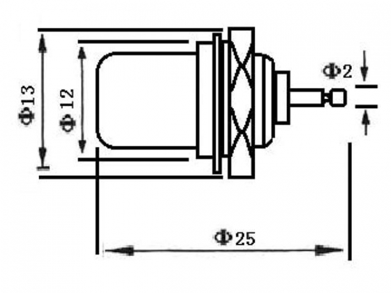 COAX CHASSISDEEL MALE - PANEELMONTAGE