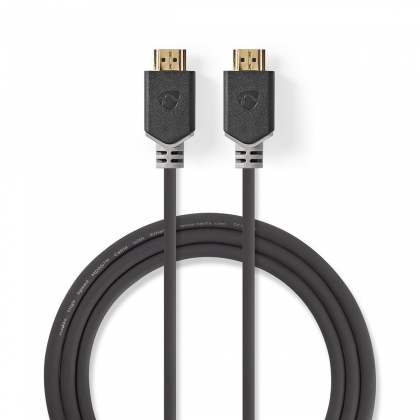 Premium High Speed ​​HDMI™-Kabel met Ethernet | HDMI™ Connector | HDMI™ Connector | 4K@60Hz | 18 Gbps | 5.00 m | Rond | PVC | Antraciet | Doos
