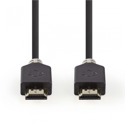 Ultra High Speed ​​HDMI™-Kabel | HDMI™ Connector | HDMI™ Connector | 8K@60Hz | 48 Gbps | 1.00 m | Rond | 6.0 mm | Antraciet | Window Box