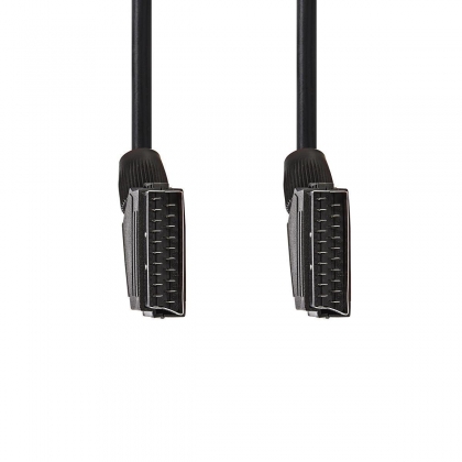 SCART-Kabel | SCART Male - SCART Male | 2,0 m | Zwart
