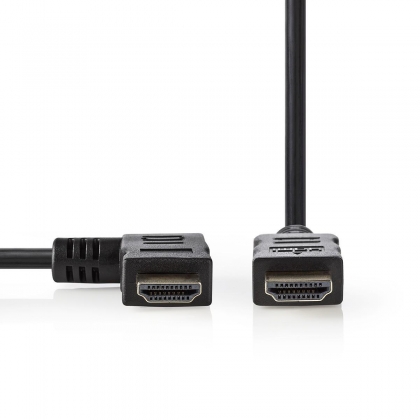 High Speed ​​HDMI™-Kabel met Ethernet | HDMI™ Connector | HDMI™ Connector | 4K@30Hz | 10.2 Gbps | 1.50 m | Rond | PVC | Zwart | Blister