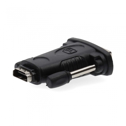 HDMI™-Adapter | DVI-D 24+1-Pins Male | HDMI™ Output | Vernikkeld | Recht | ABS | Zwart | 1 Stuks | Doos