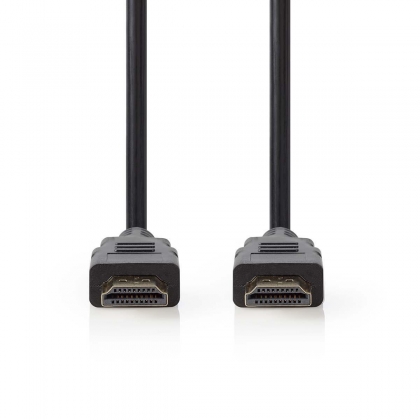 Ultra High Speed ​​HDMI™-Kabel | HDMI™ Connector | HDMI™ Connector | 8K@60Hz | 48 Gbps | 1.00 m | Rond | 6.0 mm | Zwart | Doos