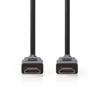 Ultra High Speed ​​HDMI™-Kabel | HDMI™ Connector | HDMI™ Connector | 8K@60Hz | 48 Gbps | 2.00 m | Rond | 6.5 mm | Zwart | Doos