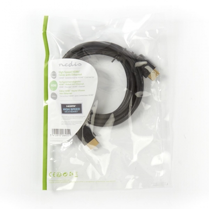 High Speed HDMI™-kabel | 2,0 m | met Ethernet | HDMI™-connector - HDMI™-connector | Zwart