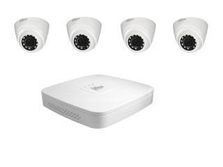 Dahua Benificio Full HD Bewakingsset incl. 1TB HDD + 4 dome camera's 2MP