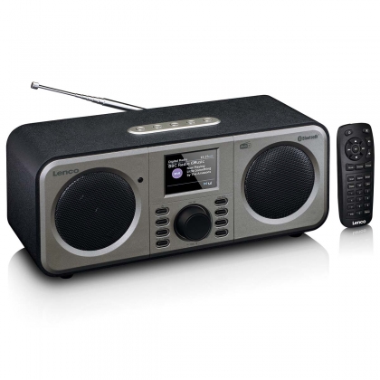 Stereo DAB+ FM-radio met Bluetooth® Zwart