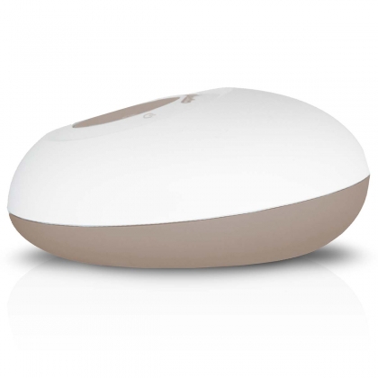 Babyfoon Eco DECT, wit/taupe