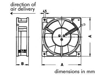 SUNON VENTILATOR 12VDC GLIJLAGER 80 x 80 x 25mm