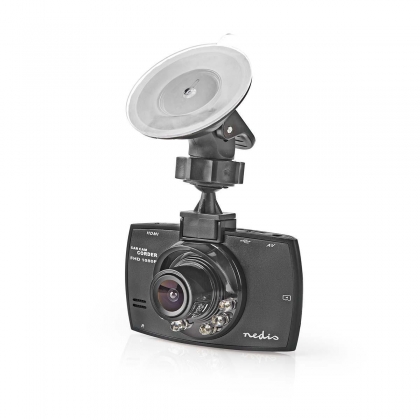 Dash Cam | 1080p@30fps | 12.0 MPixel | 2.7 " | LCD | Parkeer sensor | Bewegingsdetectie | Donkergrijs