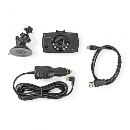 Dash Cam | 1080p@30fps | 12.0 MPixel | 2.7 " | LCD | Parkeer sensor | Bewegingsdetectie | Donkergrijs