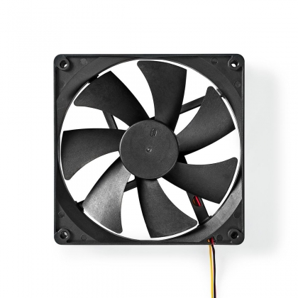 DC Ventilator | DC | Grootte ventilator: 140 mm | 3-Pin | 24.9 dBA | Zwart