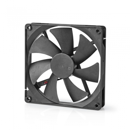 DC Ventilator | DC | Grootte ventilator: 140 mm | 3-Pin | 24.9 dBA | Zwart