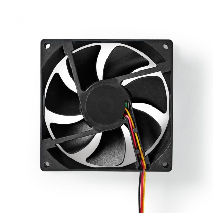 DC Ventilator | DC | Grootte ventilator: 92 mm | 3-Pin | 26.7 dBA | Zwart