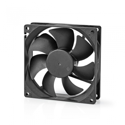 DC Ventilator | DC | Grootte ventilator: 92 mm | 3-Pin | 26.7 dBA | Zwart