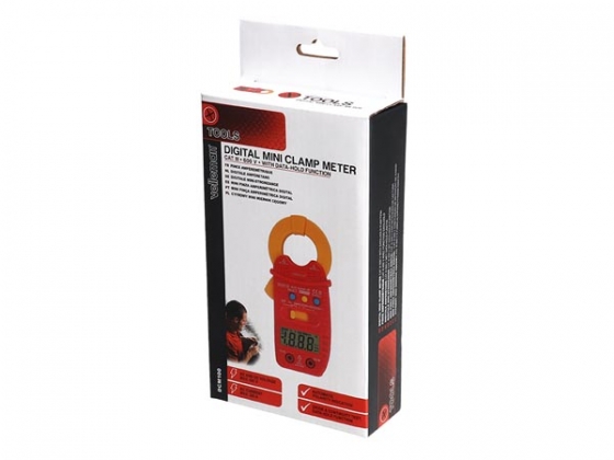 Digitale stroomtang - cat III - 600 V - AC - met data-hold functie