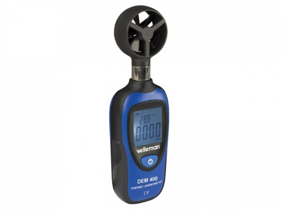 Digitale mini thermometer-anemometer