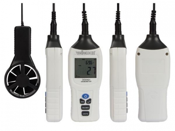 DIGITALE THERMOMETER-ANEMOMETER