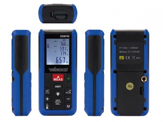 AFSTANDSMETER MET LASER - 60 m