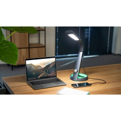 Dimbare LED-bureaulamp met verstelbare arm en USB-poort