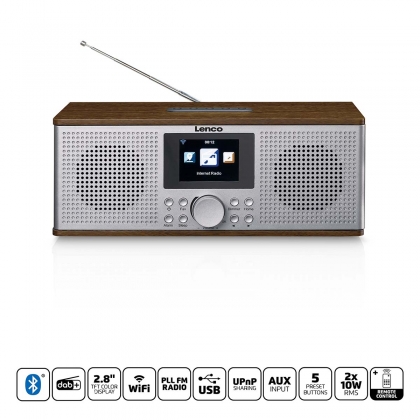 Slimme internetradio, met DAB+ / FM en Bluetooth® Wood