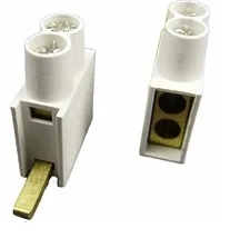 Distributie Aftakblok dubbel 2x10mm laag