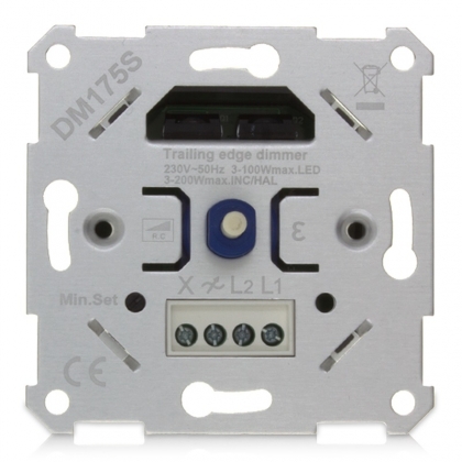 Universele inbouw LED Dimmer 3 - 100 Watt