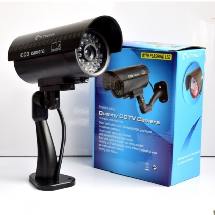 DUMMYCAMERA MET IR-LEDS EN RODE LED