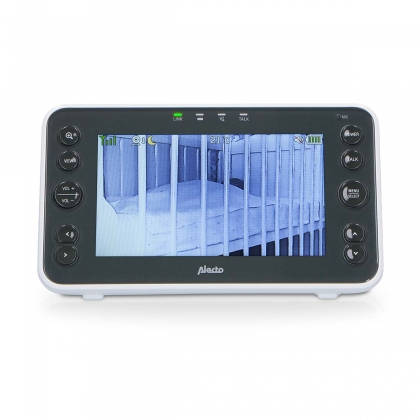 Video-babyfoon met 5" kleurenscherm Wit / Antraciet
