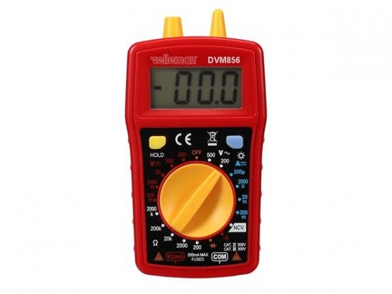 DIGITALE MULTIMETER MET CONTACTLOZE DETECTIE VAN AC-SPANNING