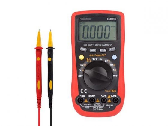 DIGITALE MULTIMETER - CAT III 600V / CAT IV 300V - 15A - 6000 COUNTS - TRUE RMS