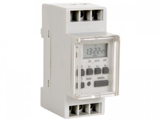 WEEKTIMER VOOR MONTAGE OP DIN-RAIL