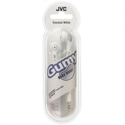 JVC IN-EAR GUMMY WHITE