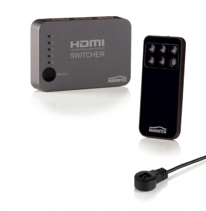 Automatische HDMI switch met 4K UHD ondersteuning - 5 ingangen/ 1 uitgang