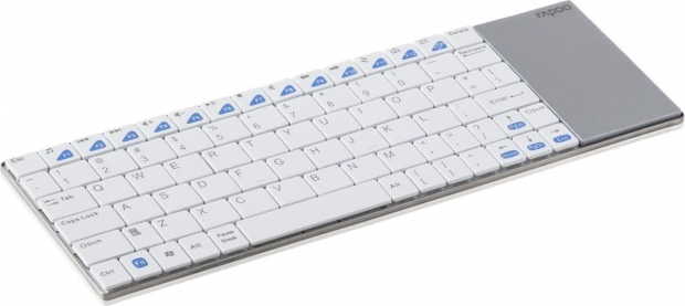 Rapoo E2700 Draadloos Touch Toetsenbord / Qwerty / Wit