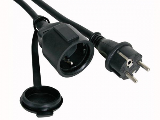 RUBBER VERLENGKABEL 25M - 3G1.5