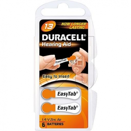 Duracell Hoortoestelbatterijen DA13 (6 stuks)