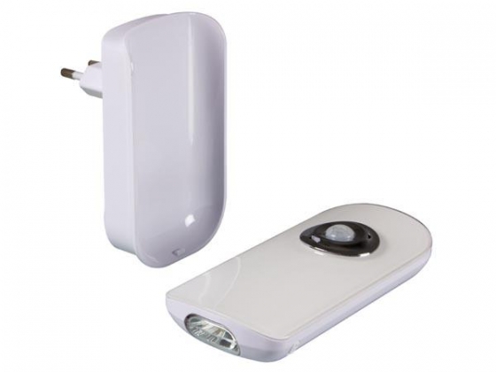 CONTACTLOZE HERLAADBARE LEDZAKLAMP met PIR-SENSOR