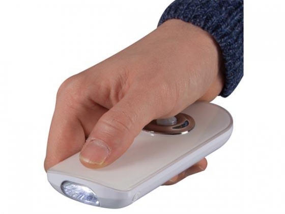 CONTACTLOZE HERLAADBARE LEDZAKLAMP met PIR-SENSOR