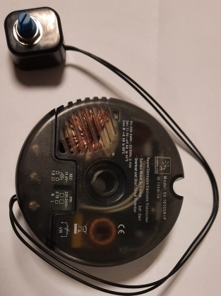 Elektronische halogeen transformator 12V 35-105W 85x25mm rond met potentiometer