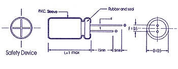 ELCO RADIAAL 100uF / 100V