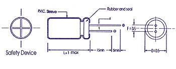 ELCO RADIAAL 10uF 63VDC
