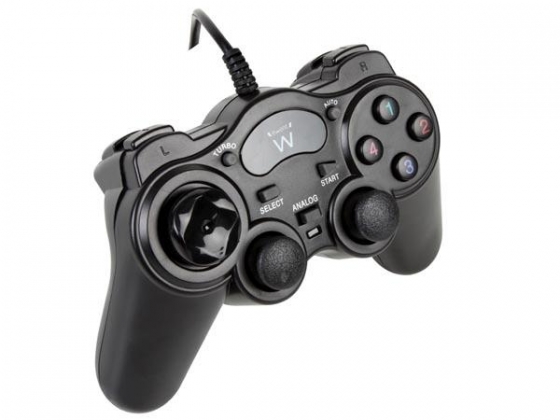 EWENT - USB-GAMEPAD - DUBBELE VIBRATIE - DIGITAAL EN ANALOOG