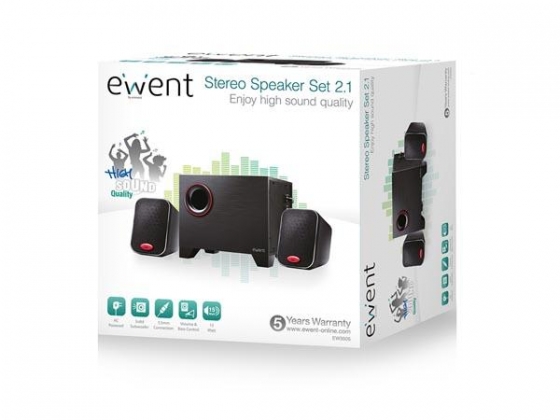 EWENT - LUIDSPREKERSET 2.1 MET SUBWOOFER