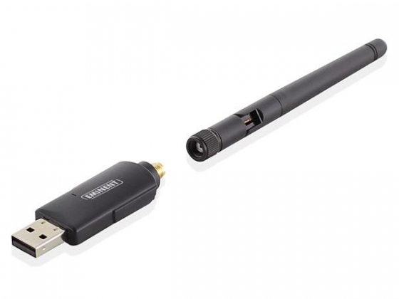 EMINENT - DRAADLOZE USB-ADAPTER MET EXTERNE ANTENNE - 300 Mbps