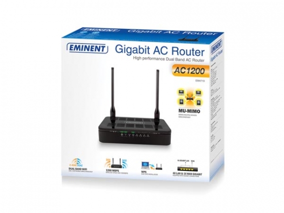 EMINENT - DUAL BAND GIGABIT AC1200 ROUTER