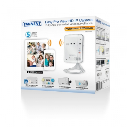 Eminent Easy Pro View HD IP Camera met bewegingsmelder