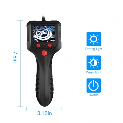 Endoscope met 2.4" LCD Scherm 2 meter lengte