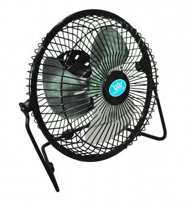 Mini USB Tafel-ventilator zwart 6 inch